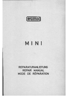 Eumig Mini Zoom Reflex manual. Camera Instructions.